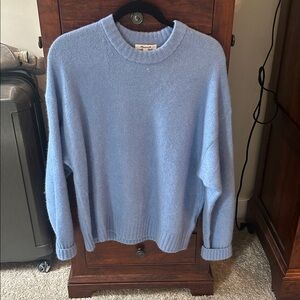 Madewell Light Blue Crewneck Sweater